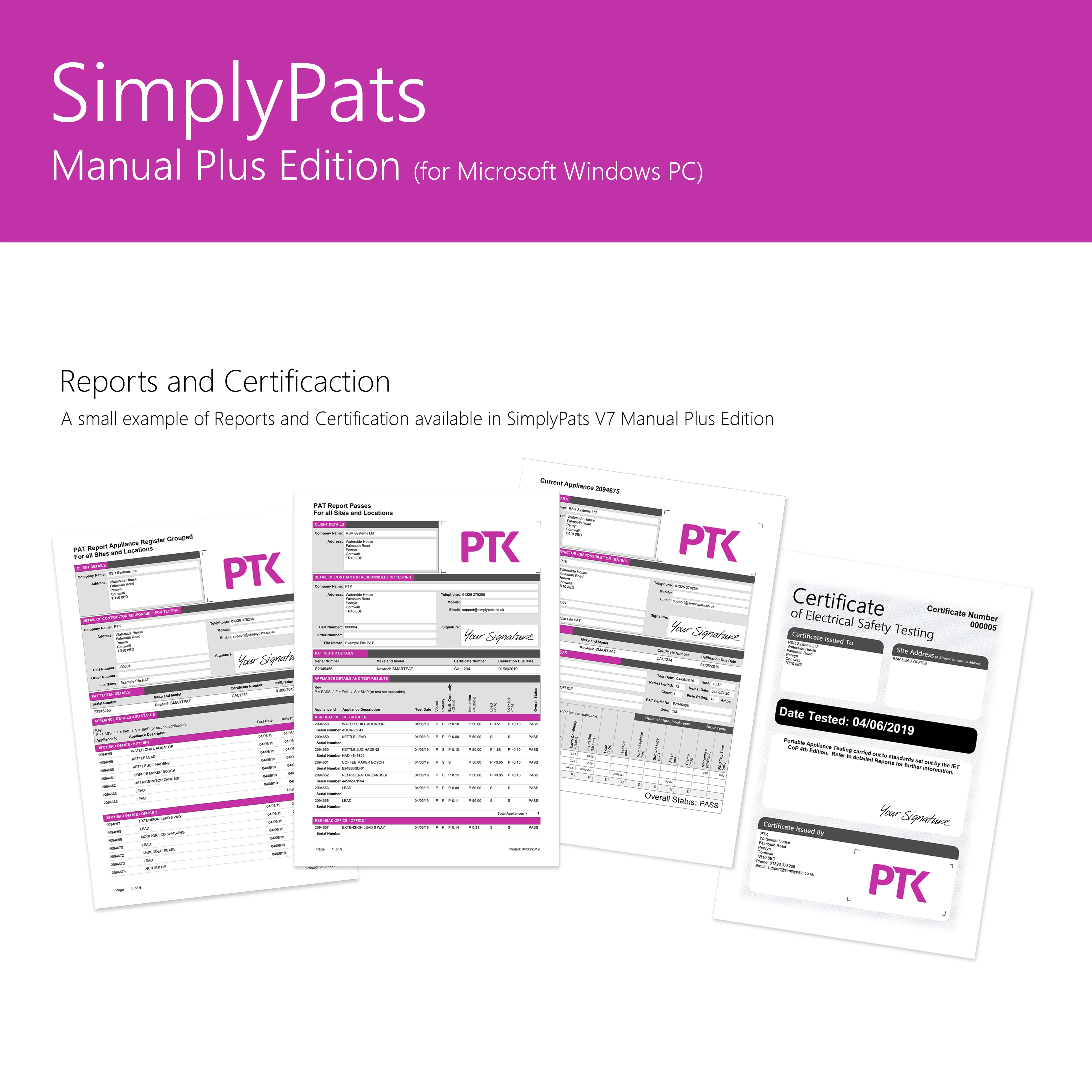 SimplyPats Manual Plus Edition and KEW-80L Bluetooth PAT Test Label Printer Bundle - Image 5
