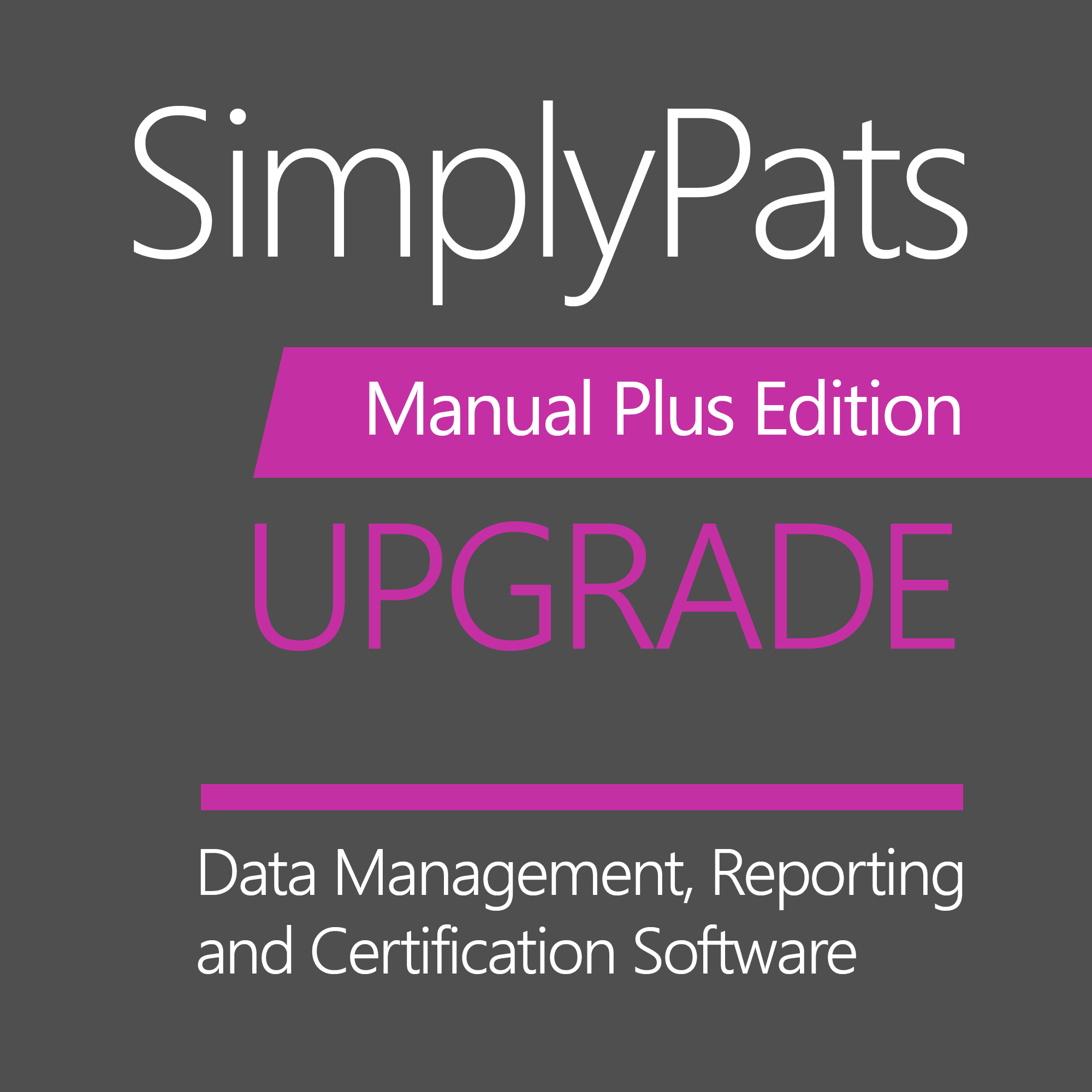 SimplyPats Software (Upgrades)